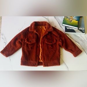 Fuzzy Teddy Flannel Jacket